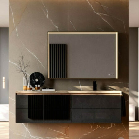Mobiliario para baños que apuesta por el diseño contemporáneo y atrevido